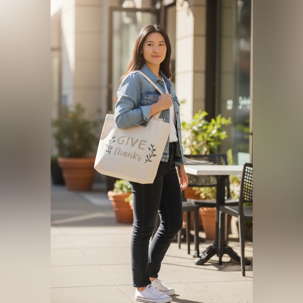 (Give Thanks) Tote Bag - Picture 2 of 4